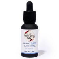 10,000mg CBD Oil (33% Concentration), Unflavored, 30mL