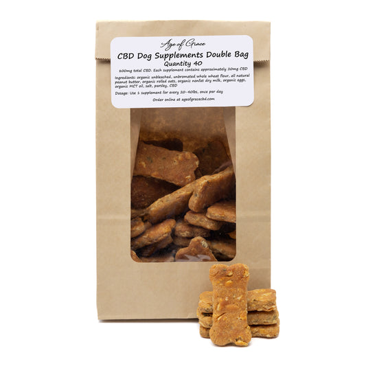 CBD Dog Cookies (Double Bag)